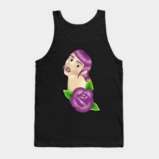 Purple girl Tank Top